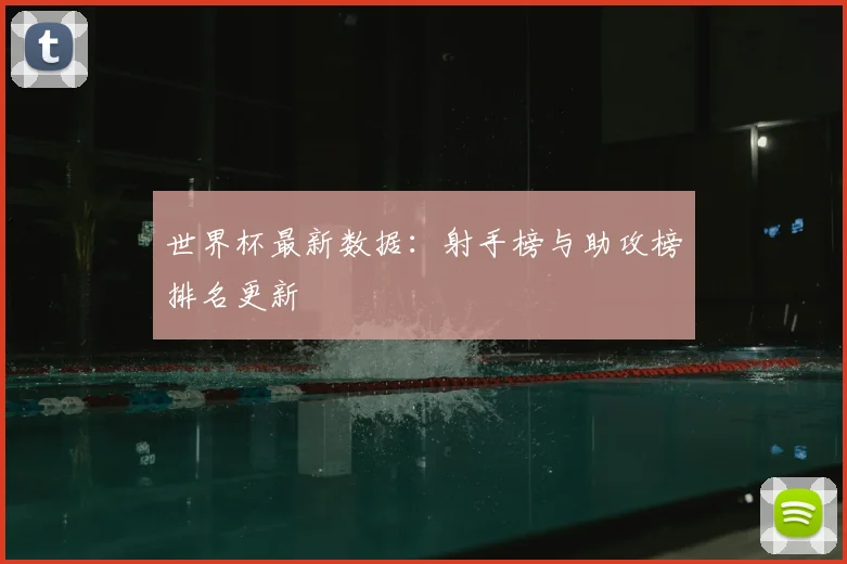 世界杯最新数据:射手榜与助攻榜排名更新